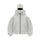 Solid Color Double-layer Hooded Zip-Up Jacket
