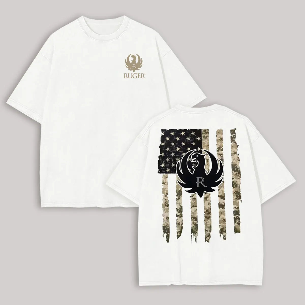 Ruger Printed Oversized Unisex T-shirt