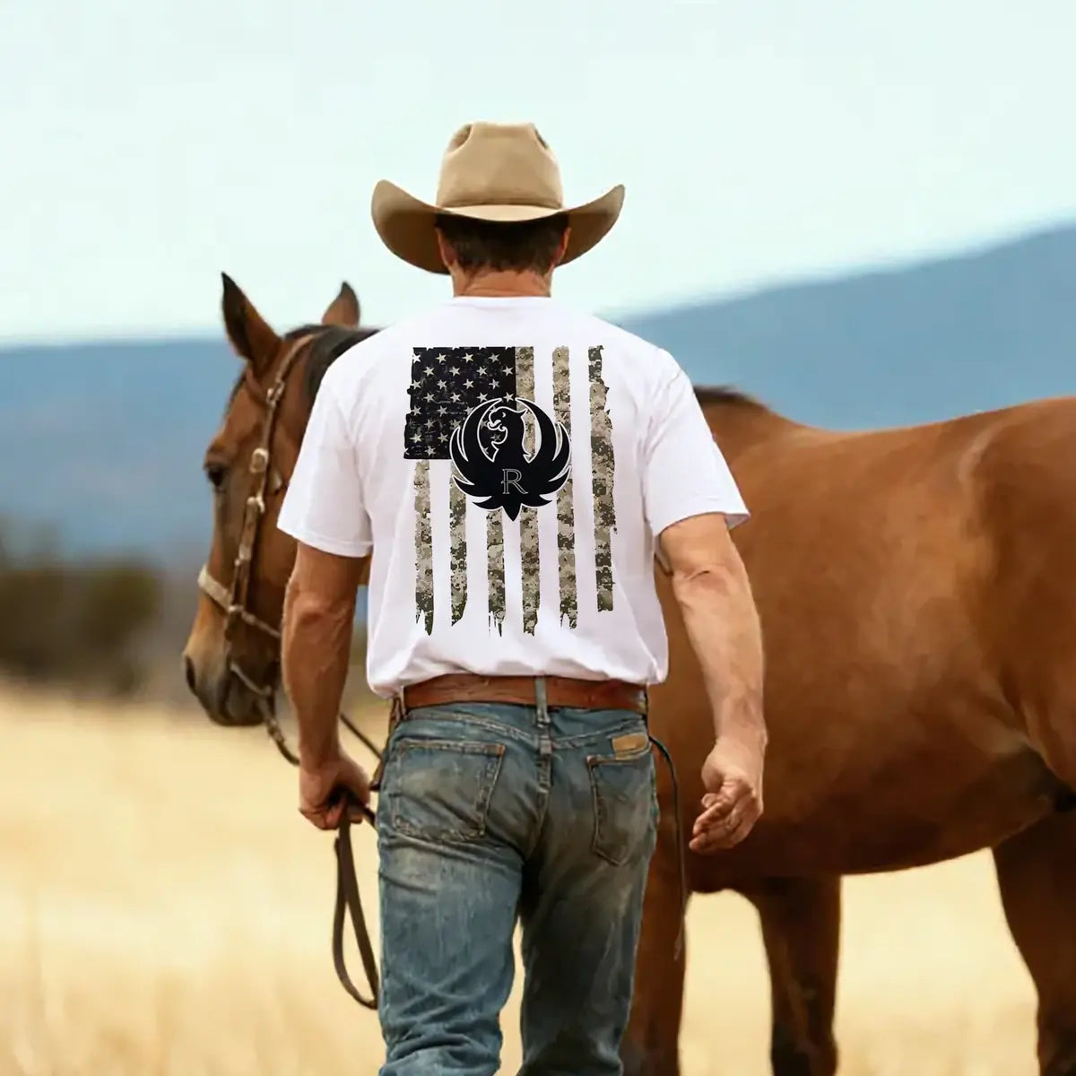 Ruger Printed Oversized Unisex T-shirt