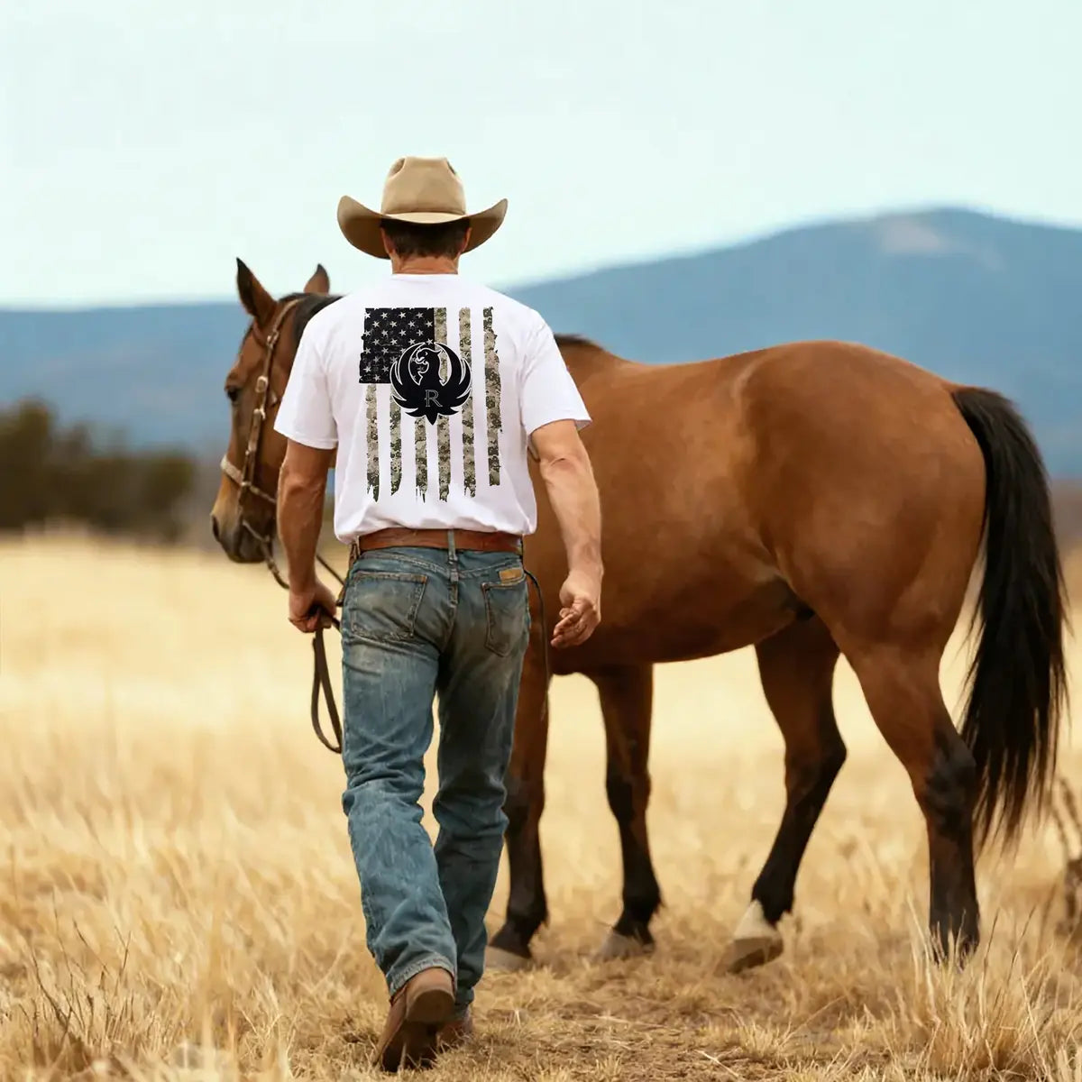 Ruger Printed Oversized Unisex T-shirt