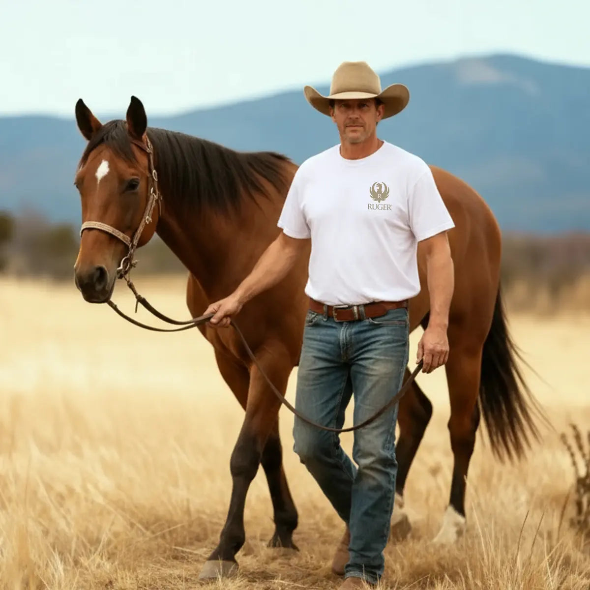 Ruger Printed Oversized Unisex T-shirt