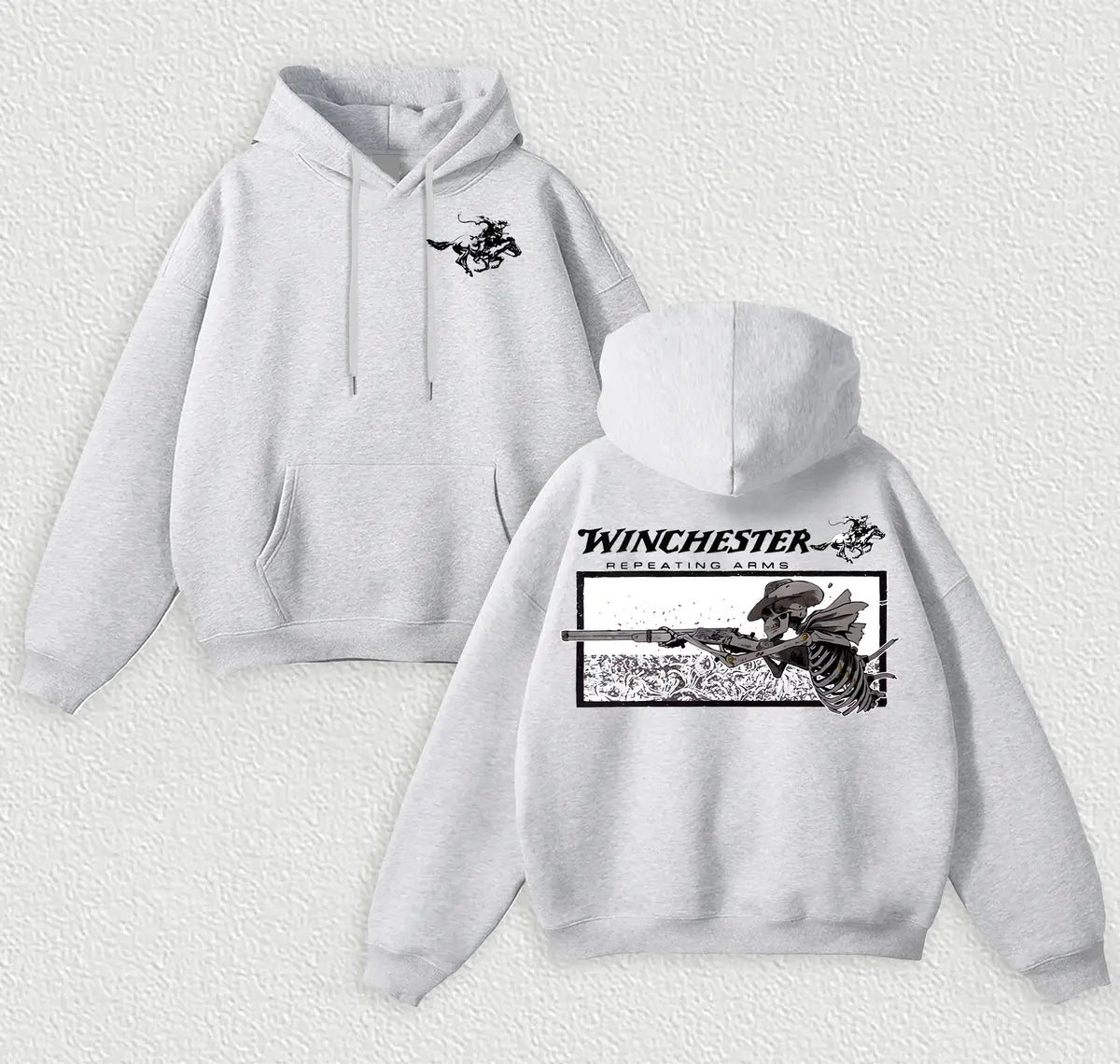 Winchester Repeating Arms Printed Fleece-lined Unisex Hoodie Image - 7