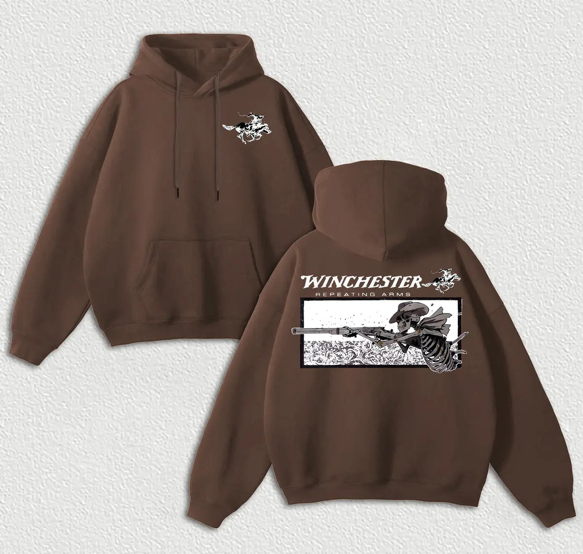 Winchester Repeating Arms Printed Fleece-lined Unisex Hoodie Image - 9