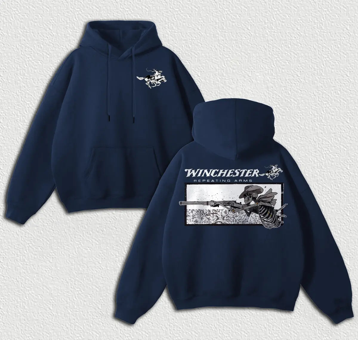 Winchester Repeating Arms Printed Fleece-lined Unisex Hoodie Image - 11