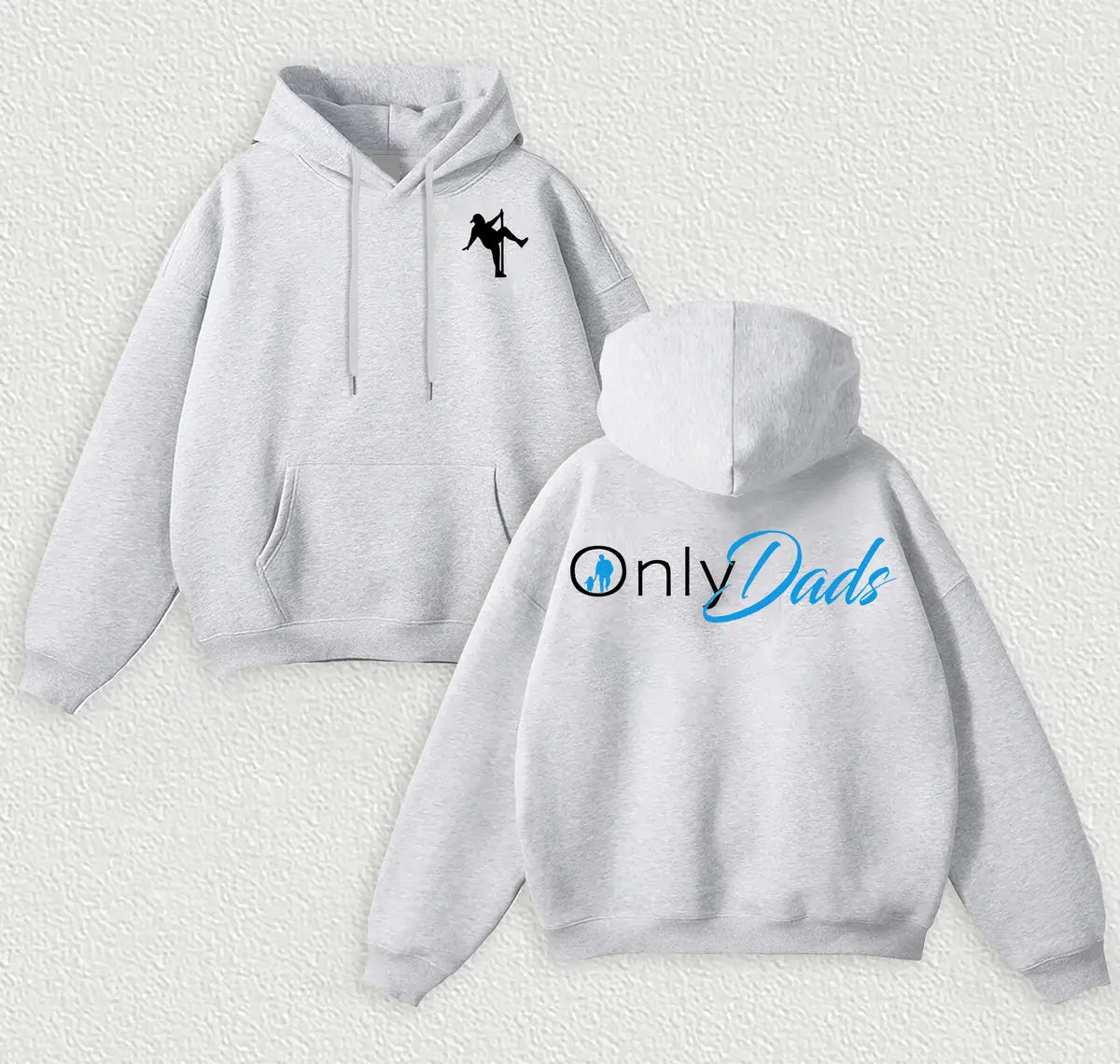 Only Dads Printed Fleece-lined Unisex Hoodie Image - 10