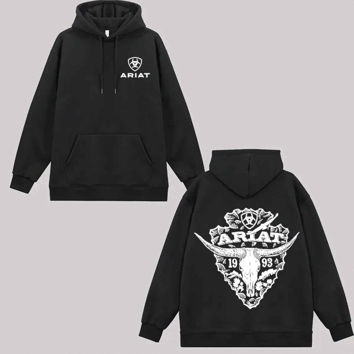 Ariat Western Printed Fleece-lined Unisex Hoodie