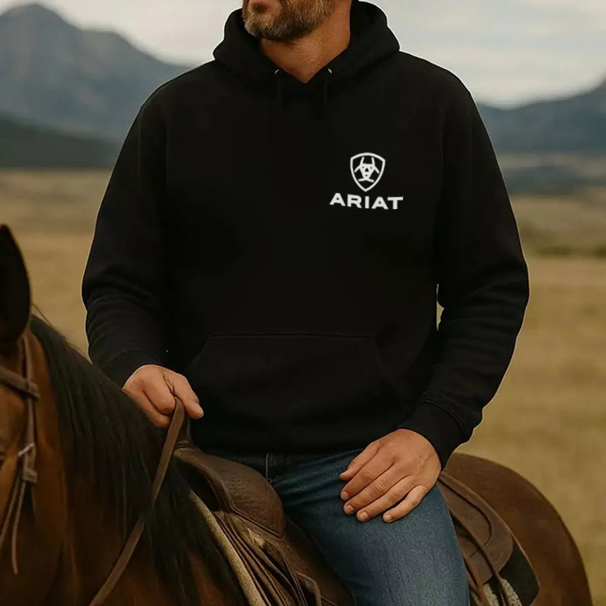 Ariat Western Printed Fleece-lined Unisex Hoodie