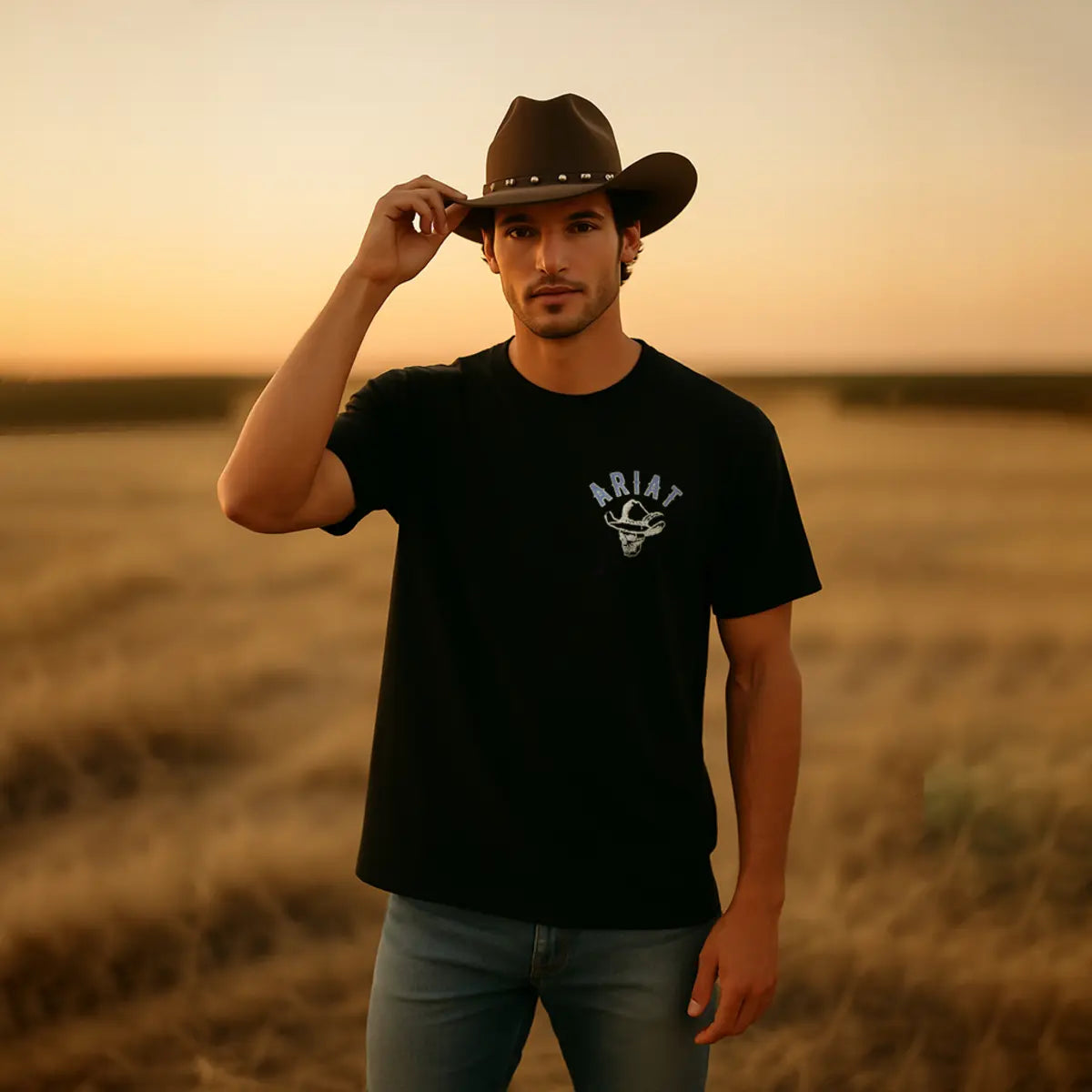 Fear No Evil Ariat Intl Printed Oversized Unisex T-shirt