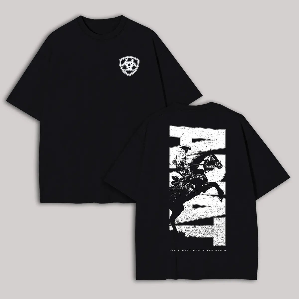 Ariat Cowboy Printed Oversized Unisex T-shirt
