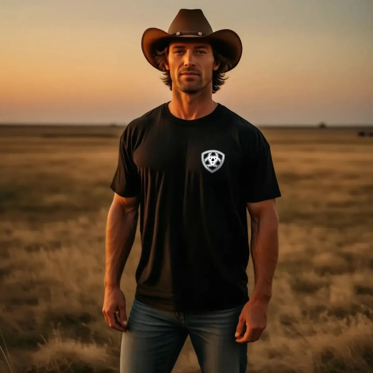 Ariat Cowboy Printed Oversized Unisex T-shirt