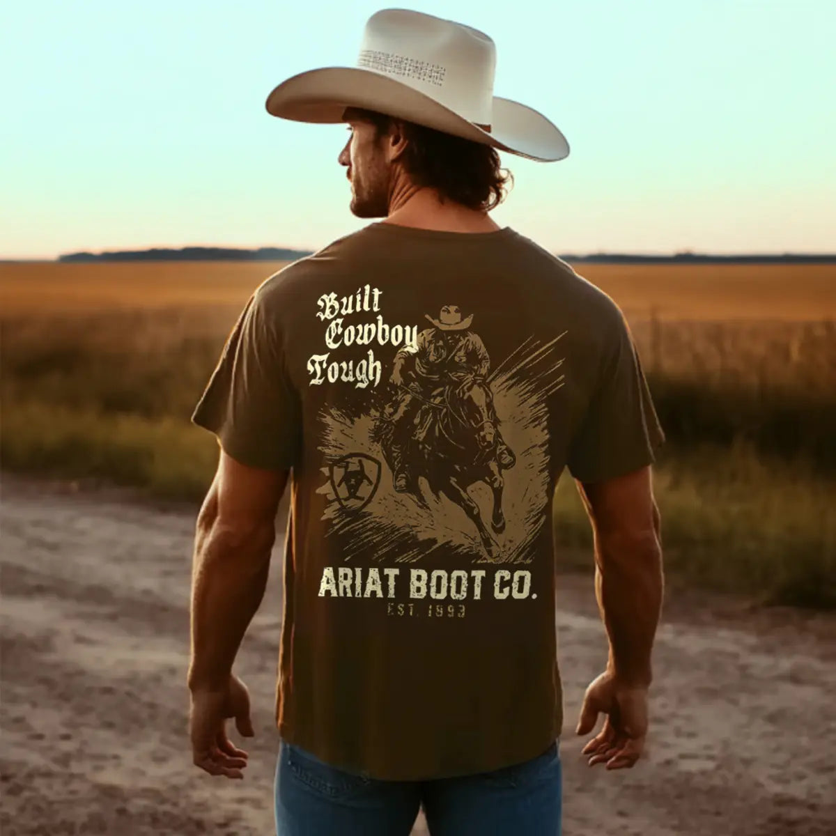 Ariat Boot Co. Printed Oversized Unisex T-shirt