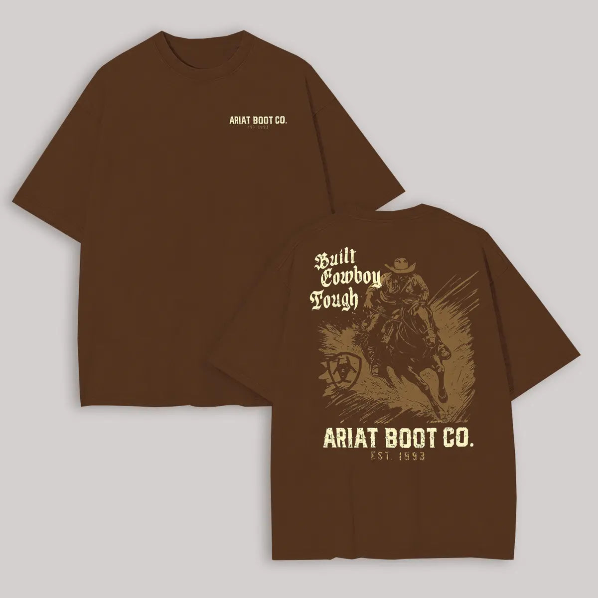 Ariat Boot Co. Printed Oversized Unisex T-shirt