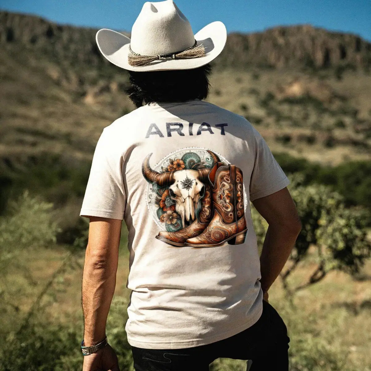 Ariat Printed Oversized Unisex T-shirts