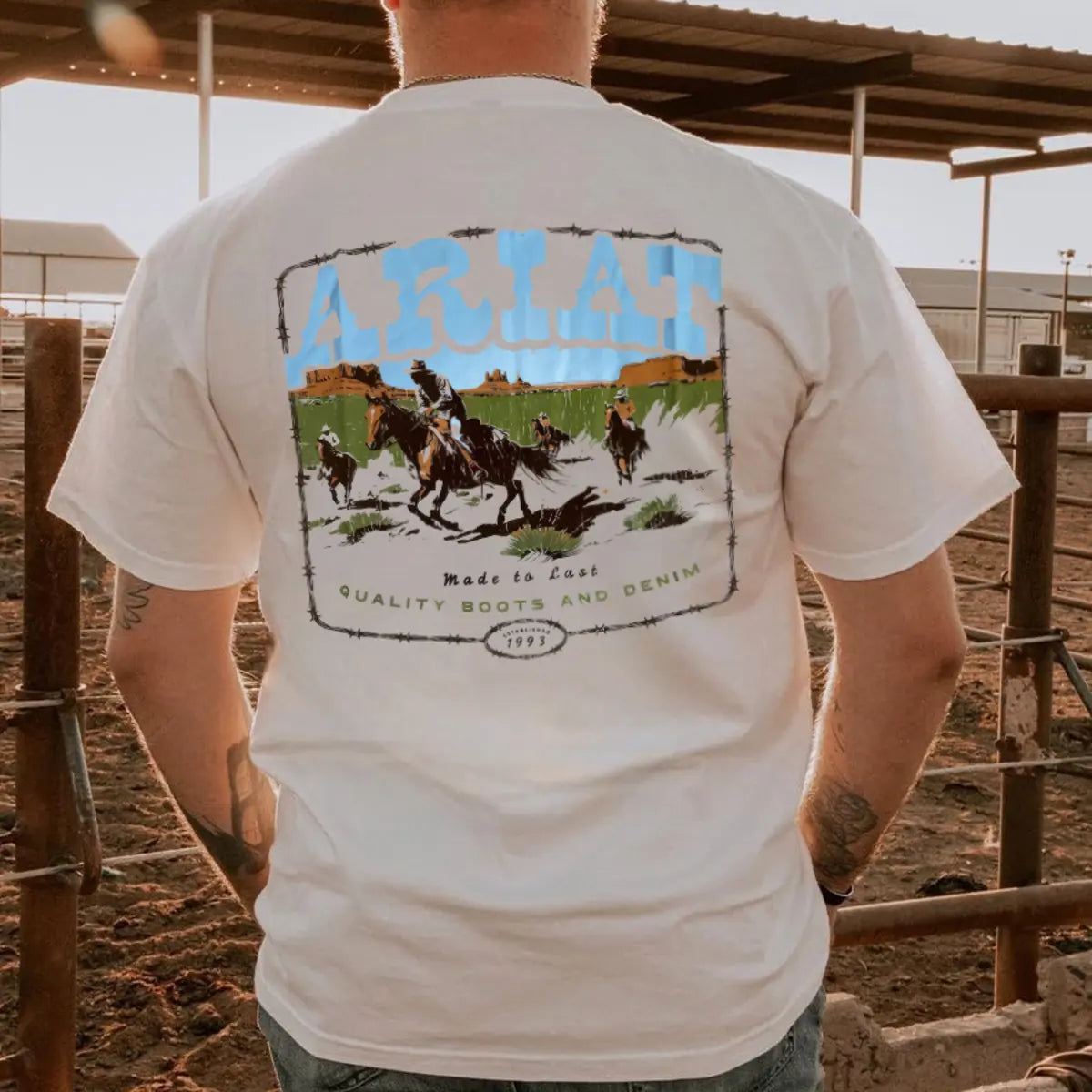 Ariat Vintage Printed Oversized Unisex T-shirts