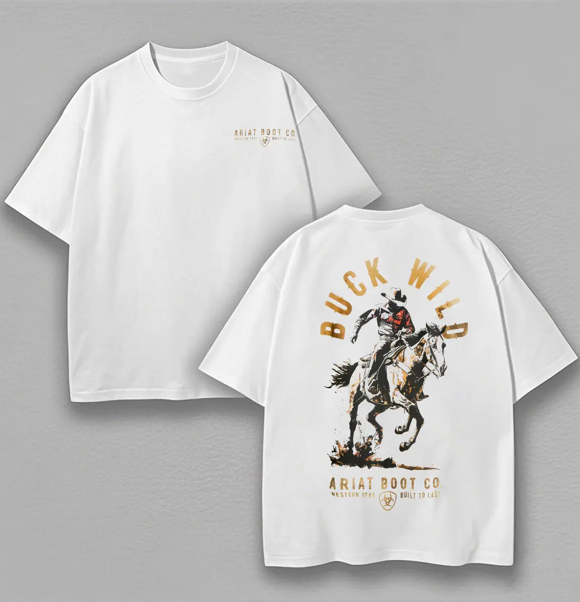 Ariat Buck Wild Printed Oversized Unisex T-shirts
