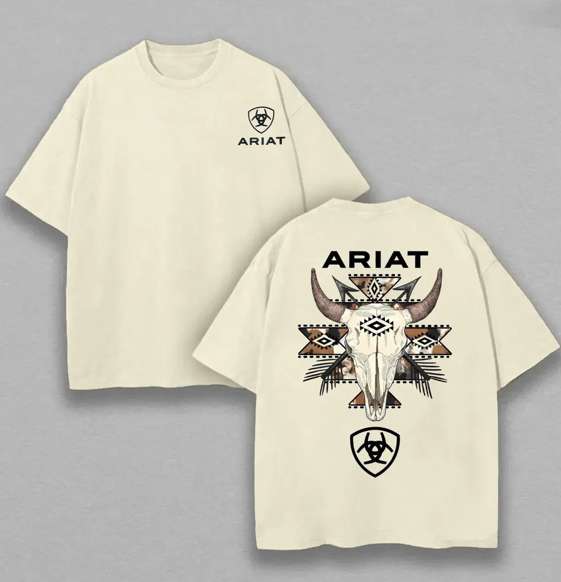 Ariat Western Printed Oversized Unisex T-shirts