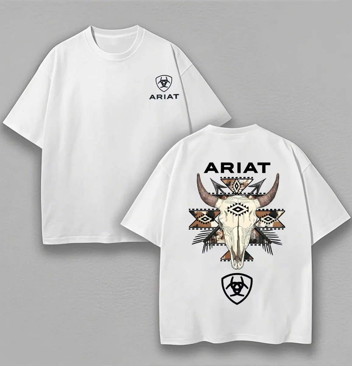 Ariat Western Printed Oversized Unisex T-shirts