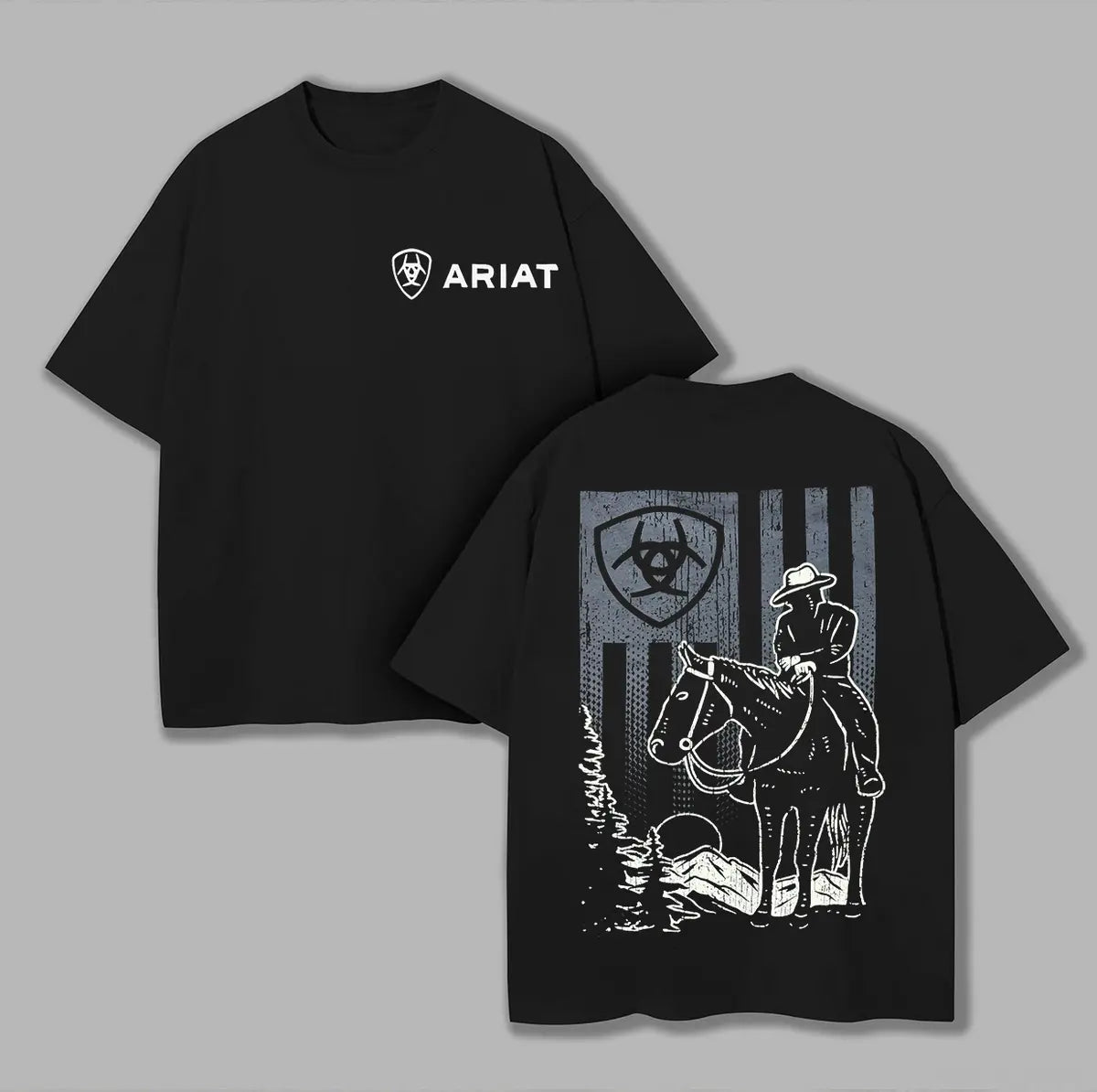 Ariat Printed Oversized Unisex T-shirts