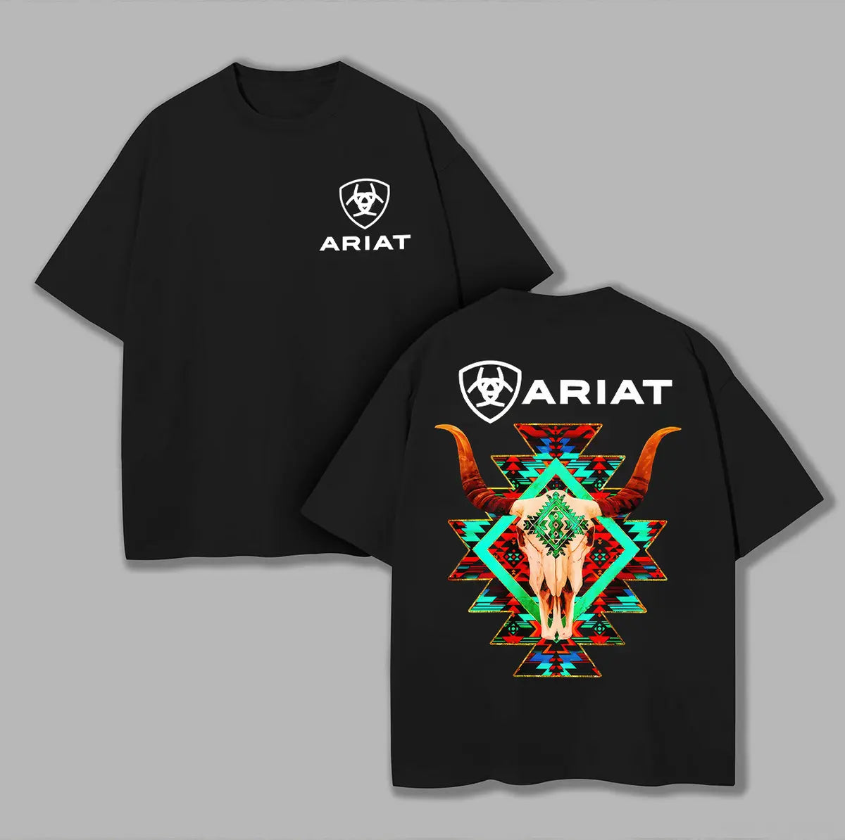 Ariat Bull Printed Oversized Unisex T-shirts