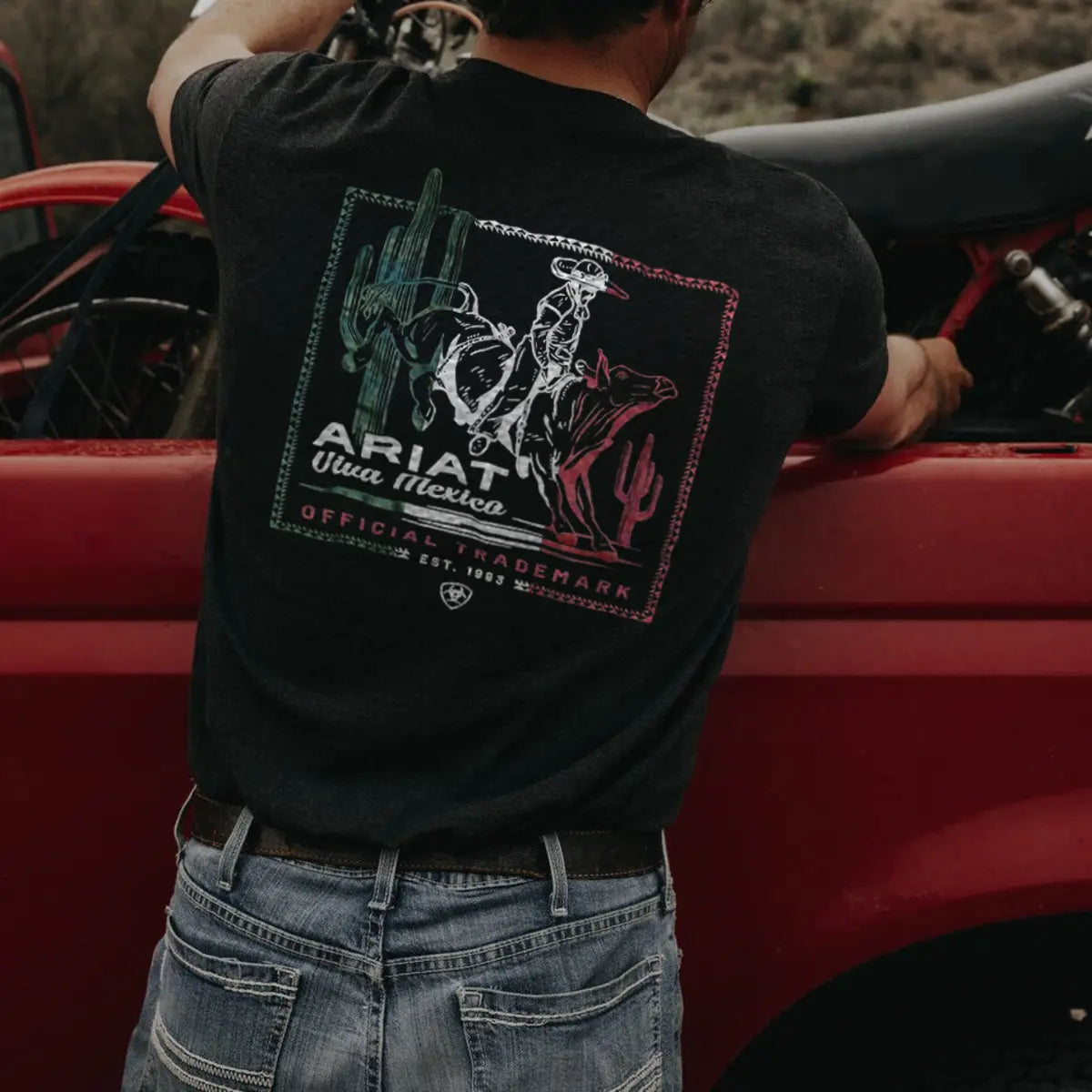 Ariat Viva Mexico Printed Oversized Unisex T-shirts