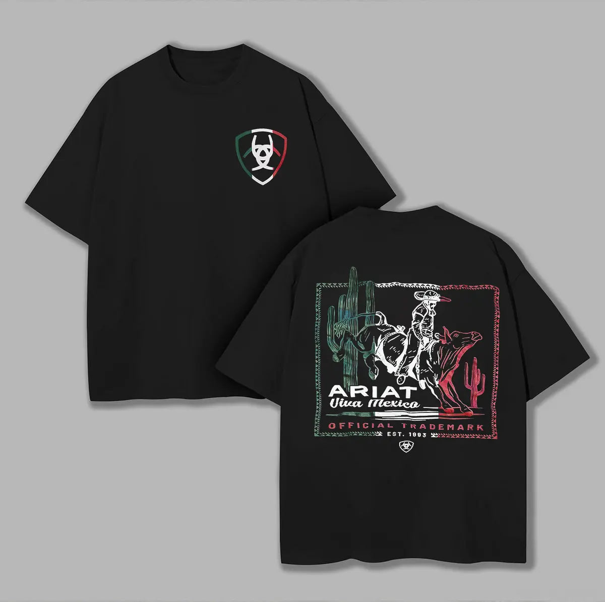 Ariat Viva Mexico Printed Oversized Unisex T-shirts