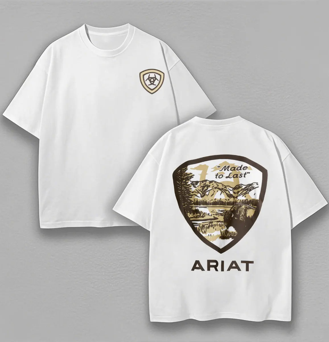 Ariat Made to Last Printed Oversized Unisex T-shirts