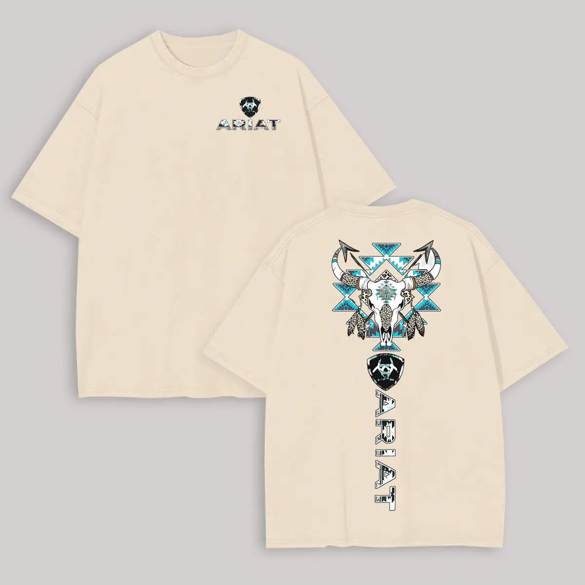 Ariat Western Vintage Printed Oversized Unisex T-shirt