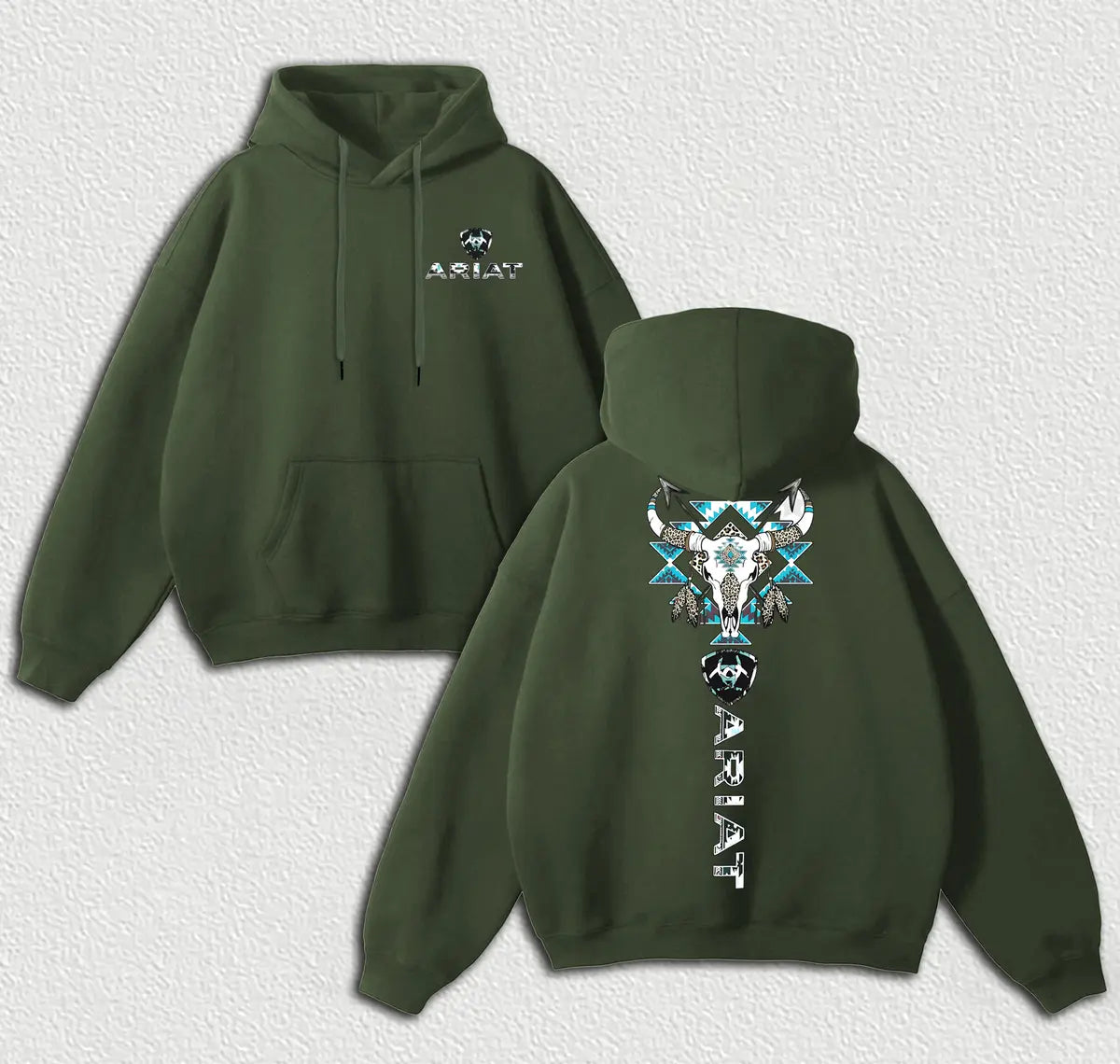 Ariat Printed Fleece-lined Unisex Hoodie