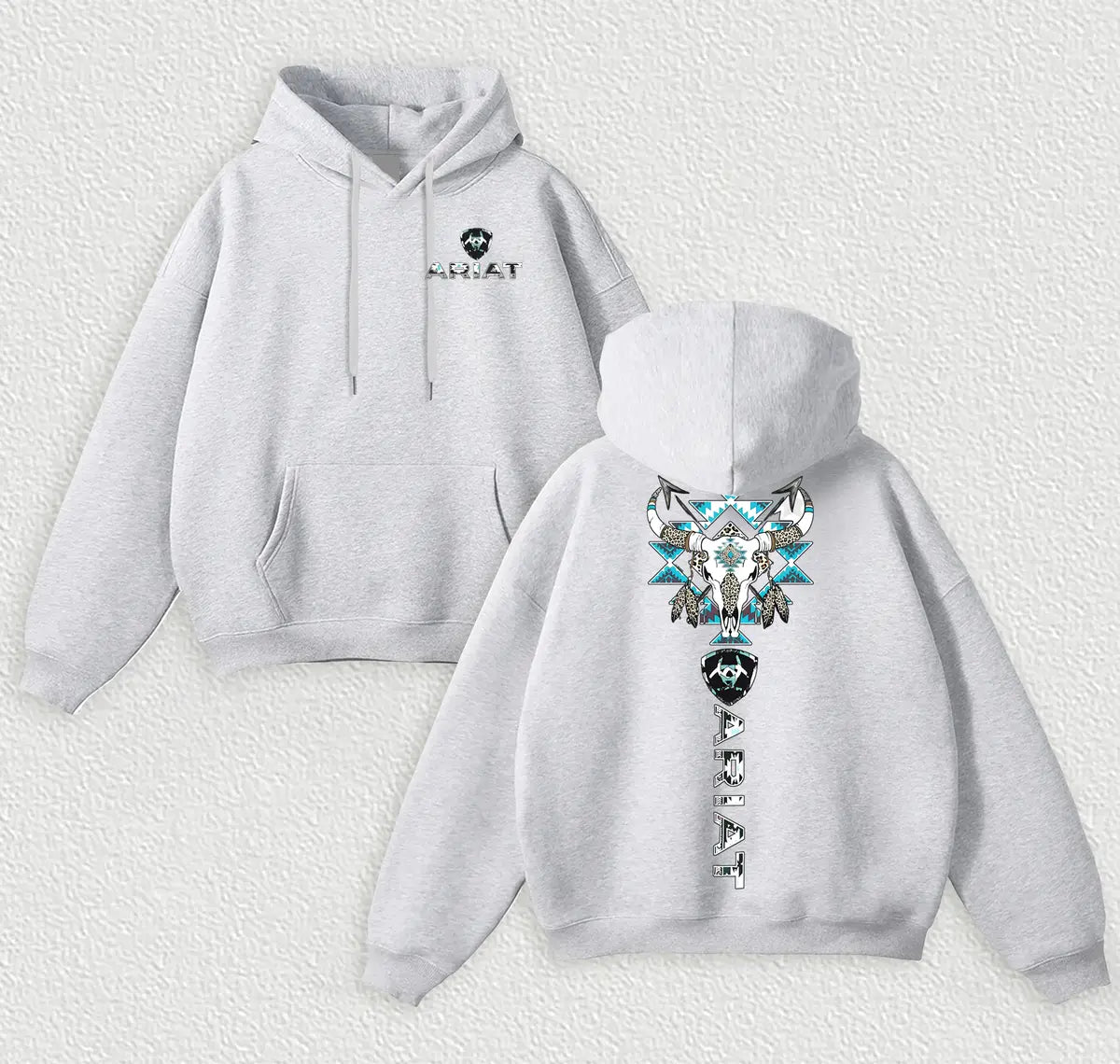 Ariat Printed Fleece-lined Unisex Hoodie