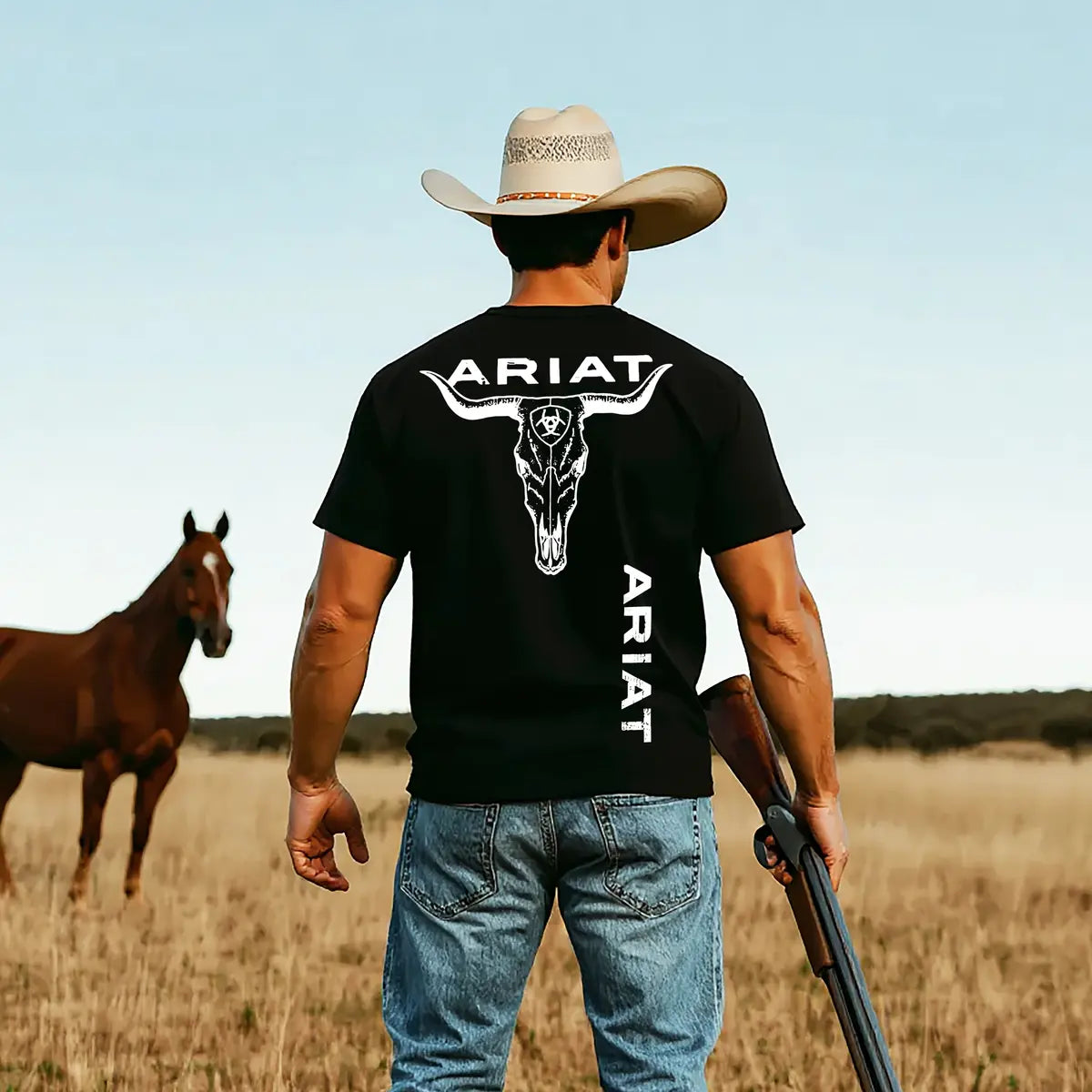 Ariat Western Printed Oversized Unisex T-shirt