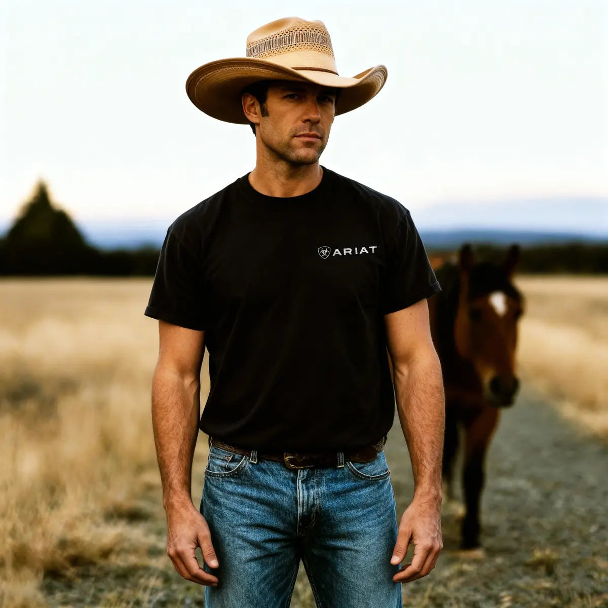 Ariat Western Printed Oversized Unisex T-shirt