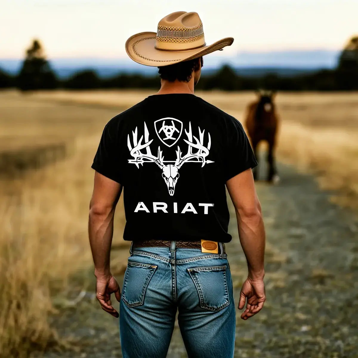 Ariat Western Printed Oversized Unisex T-shirt