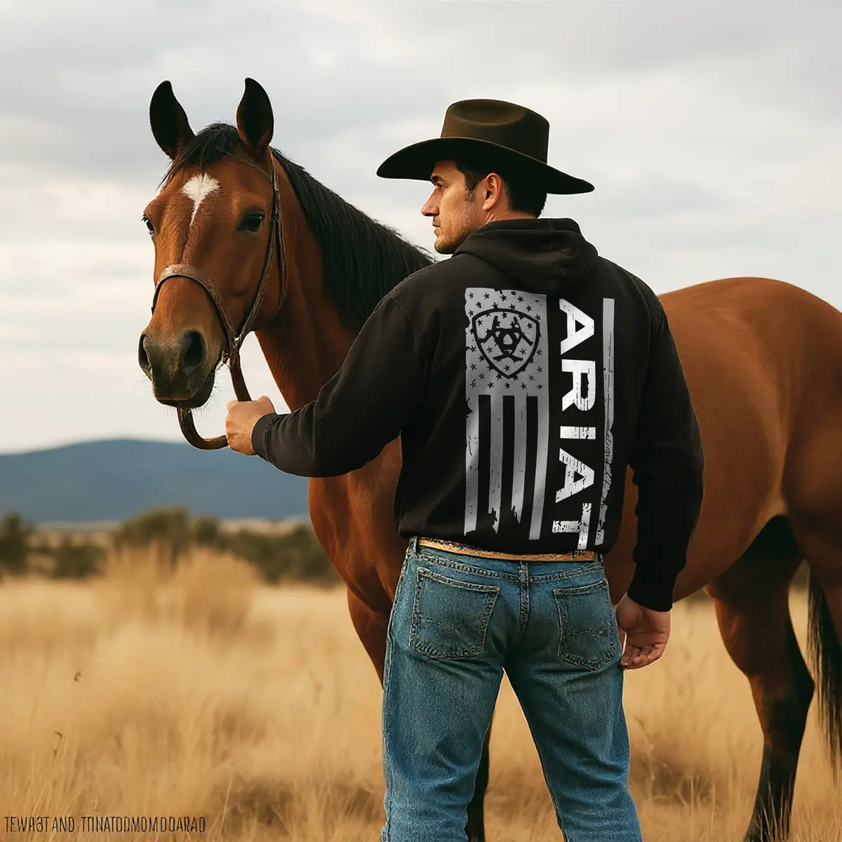 Ariat Printed Fleece-lined Unisex Hoodie