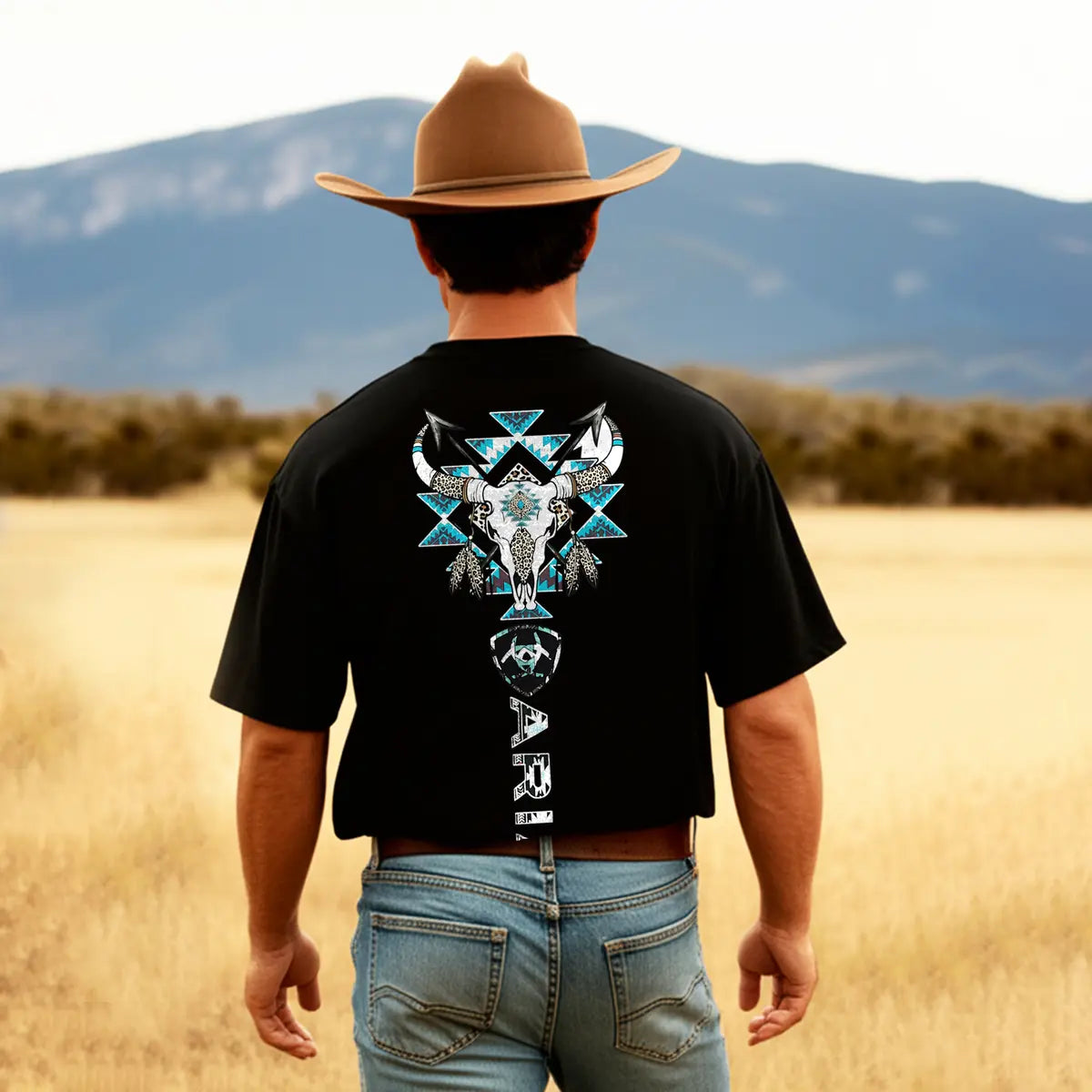 Ariat Western Vintage Printed Oversized Unisex T-shirt