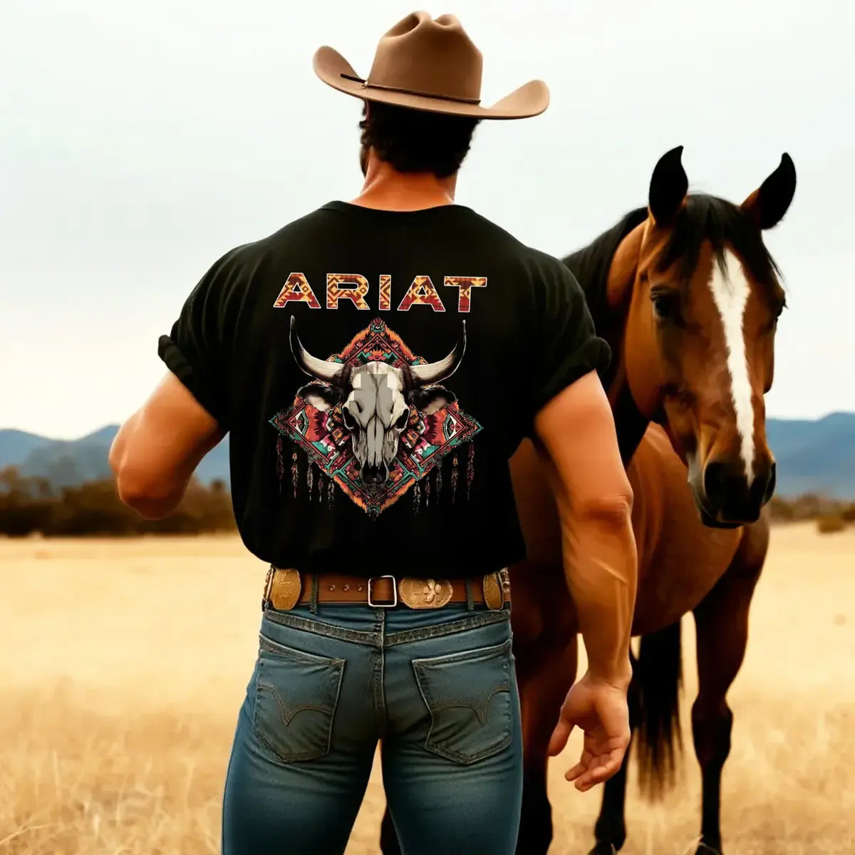 Ariat Printed Oversized Unisex T-shirt