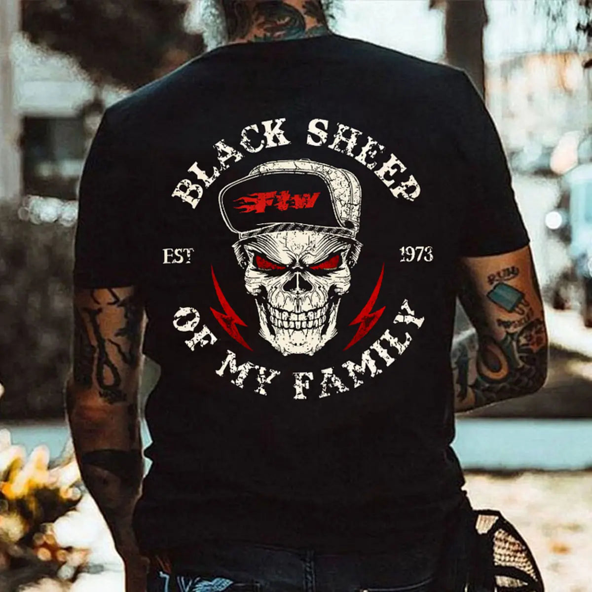 Black Sheep Of My Family Printed Men's T-shirt