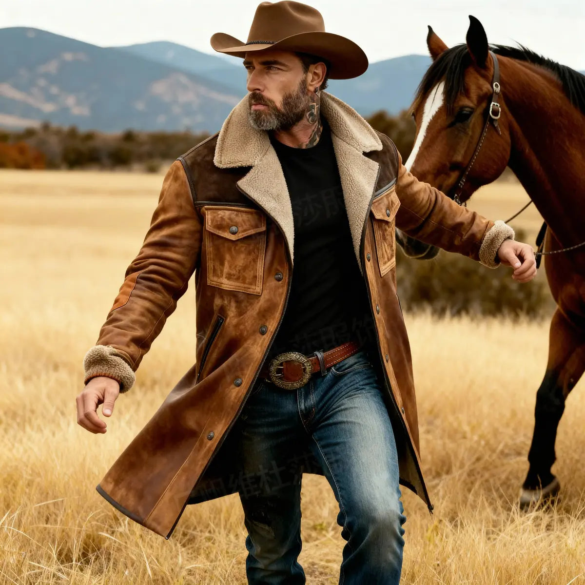 Suede Colorblock Pocket Zipper Jacket