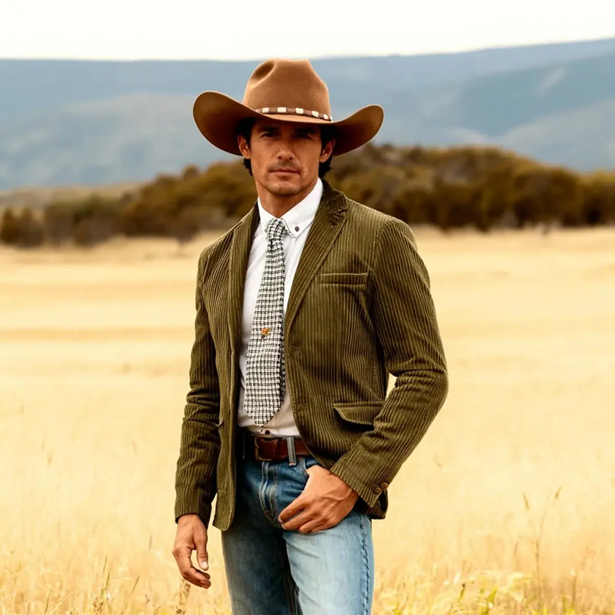 Solid Color Corduroy Jacket