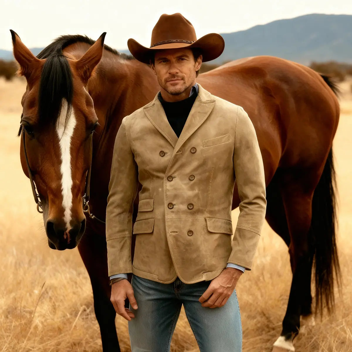 Solid Color Suit Jacket