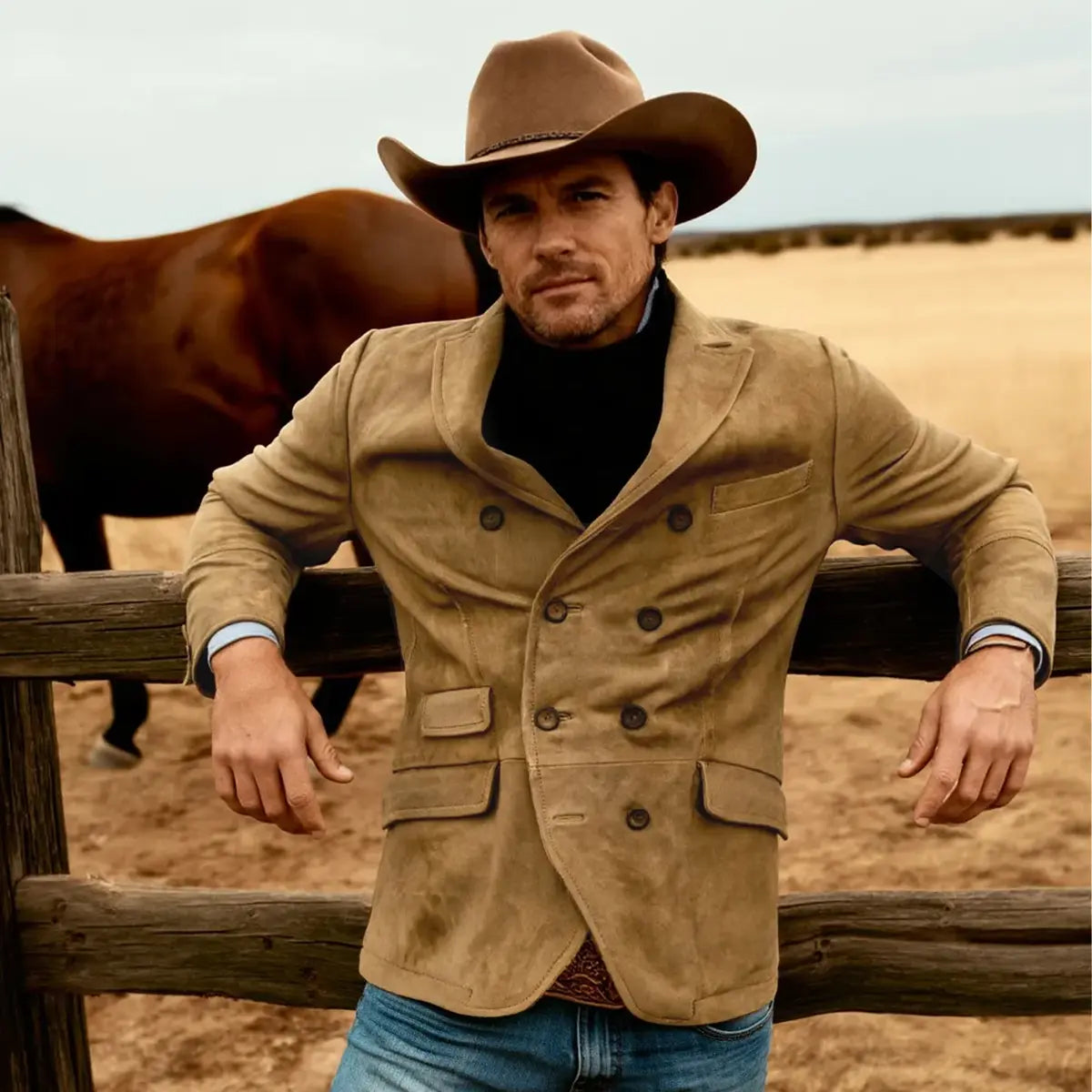 Solid Color Suit Jacket