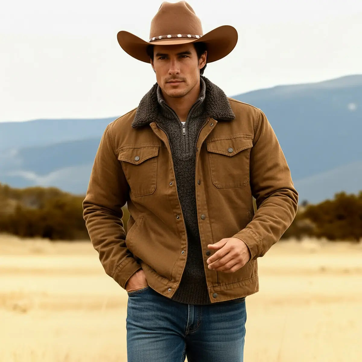 Solid Color Zippered Loose-Fitting Jacket