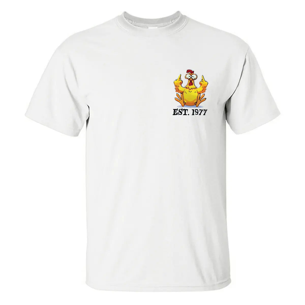 Don't Like Me F Caw F Problem Solved Printed Oversized Unisex T-shirt