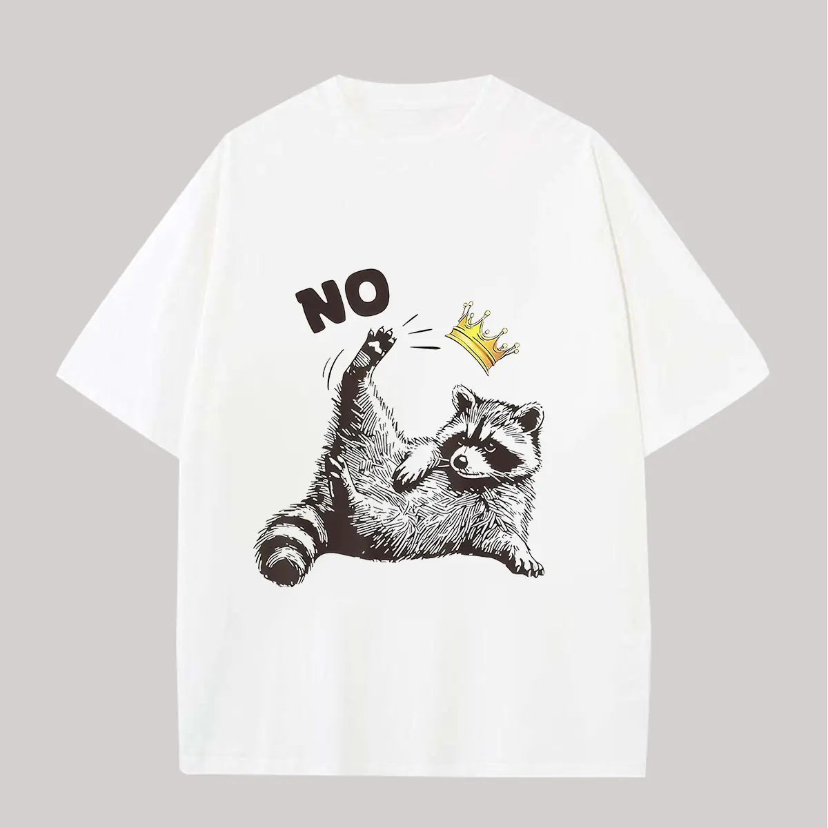 No Kings Printed Oversized Unisex T-shirts