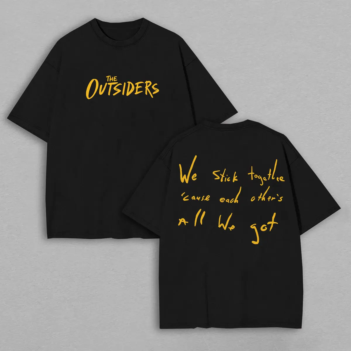 The Outsiders Printed Oversized Unisex T-shirt