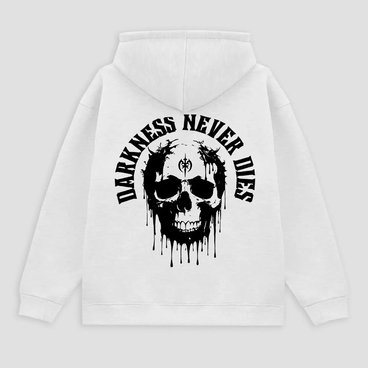 Darkness Never Dies Printed Fleece-lined Unisex Hoodie