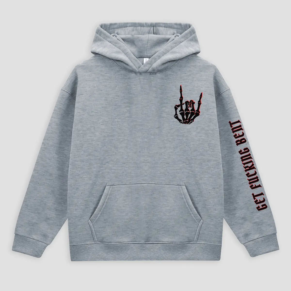 Get F Bent Printed Fleece-lined Unisex Hoodie