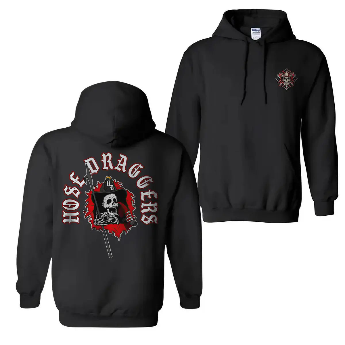 Hose Draggers Printed Fleece-lined Unisex Hoodie