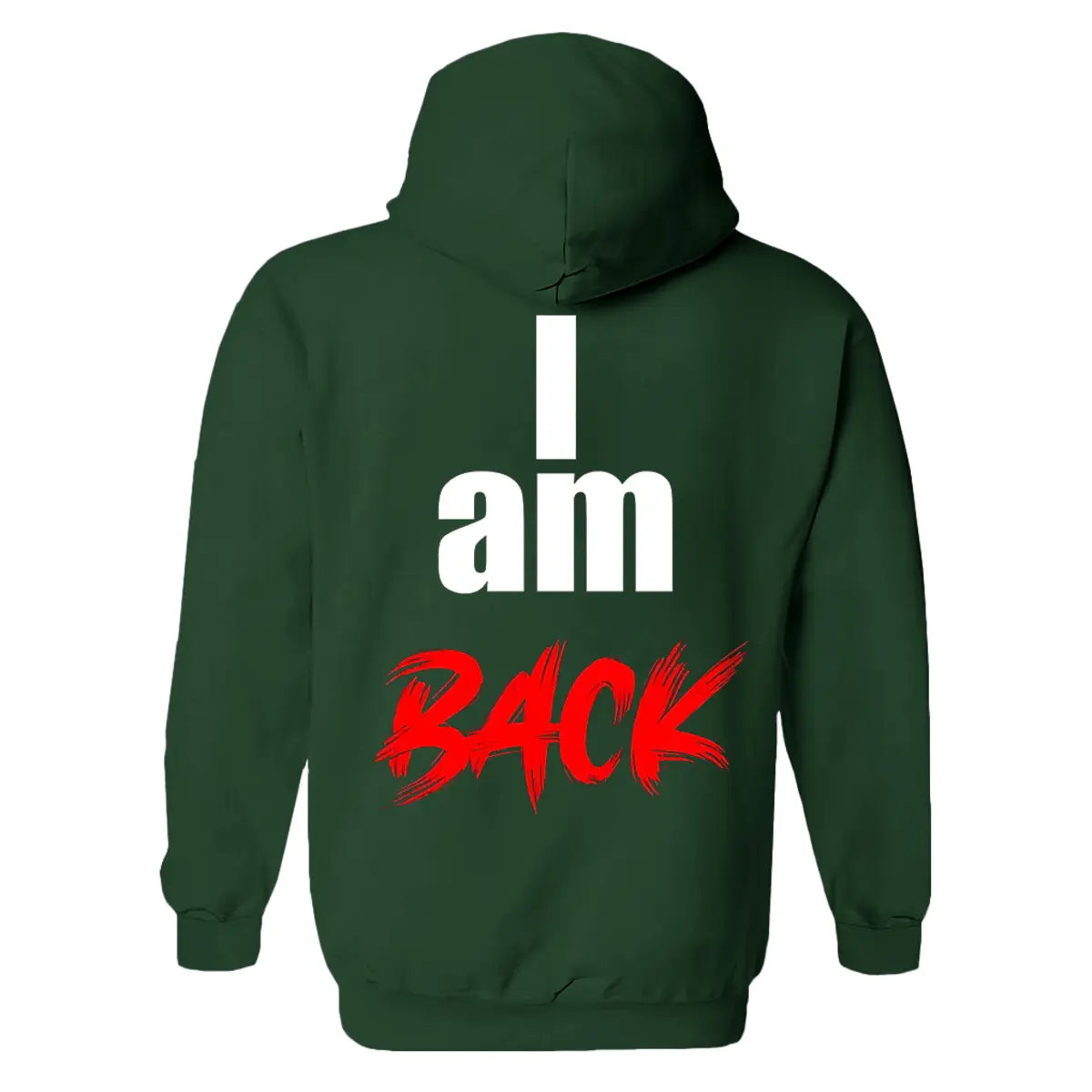 I Am Back Printed Women's Hoodie with Drawstring