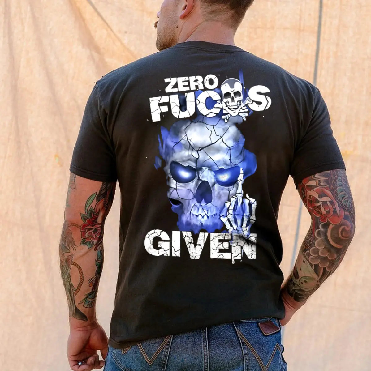 Zero F Given Printed Men's T-Shirt