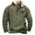Western Bullhead Stand Collar Men's Sweatshirt